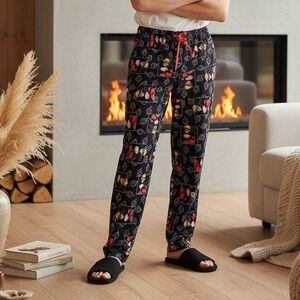 Naruto Shippuden XL Mens Pajama‎ Pants Black Orange Anime Manga Sleepwear Pants